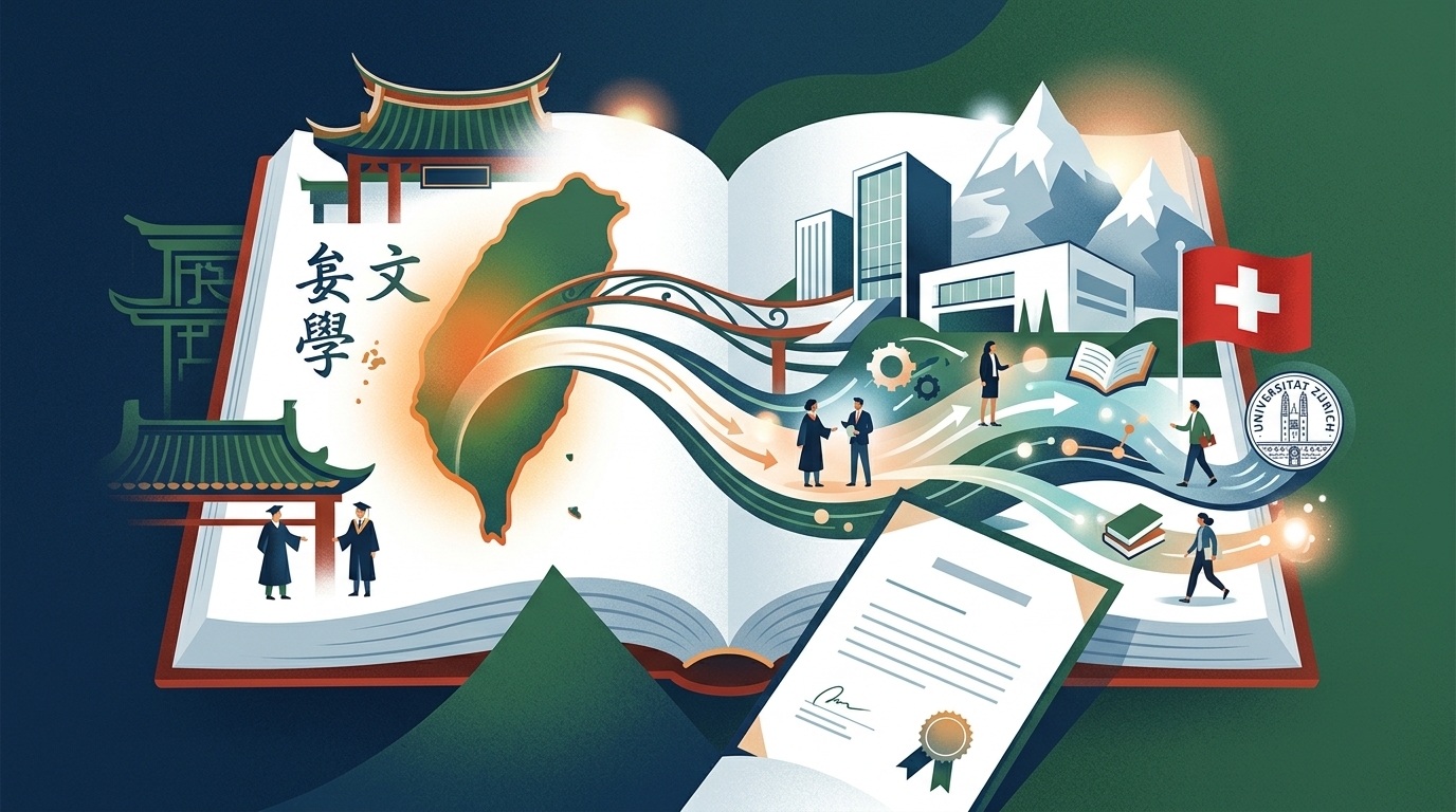 蘇黎世大學再設台灣研究講座 台瑞深化學術交流