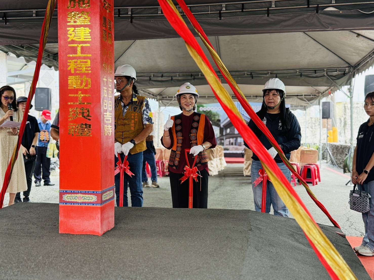 屏東泰武鄉旅遊服務中心動土 斥資4千萬元預計116年完工