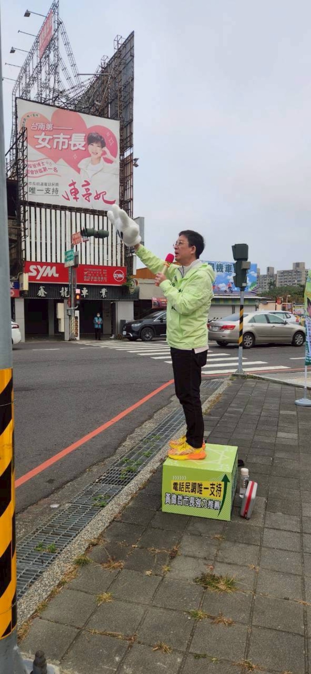 民進黨臺南第8選區初選競爭激烈　林建南重返選戰全面上街頭強化基層拜票