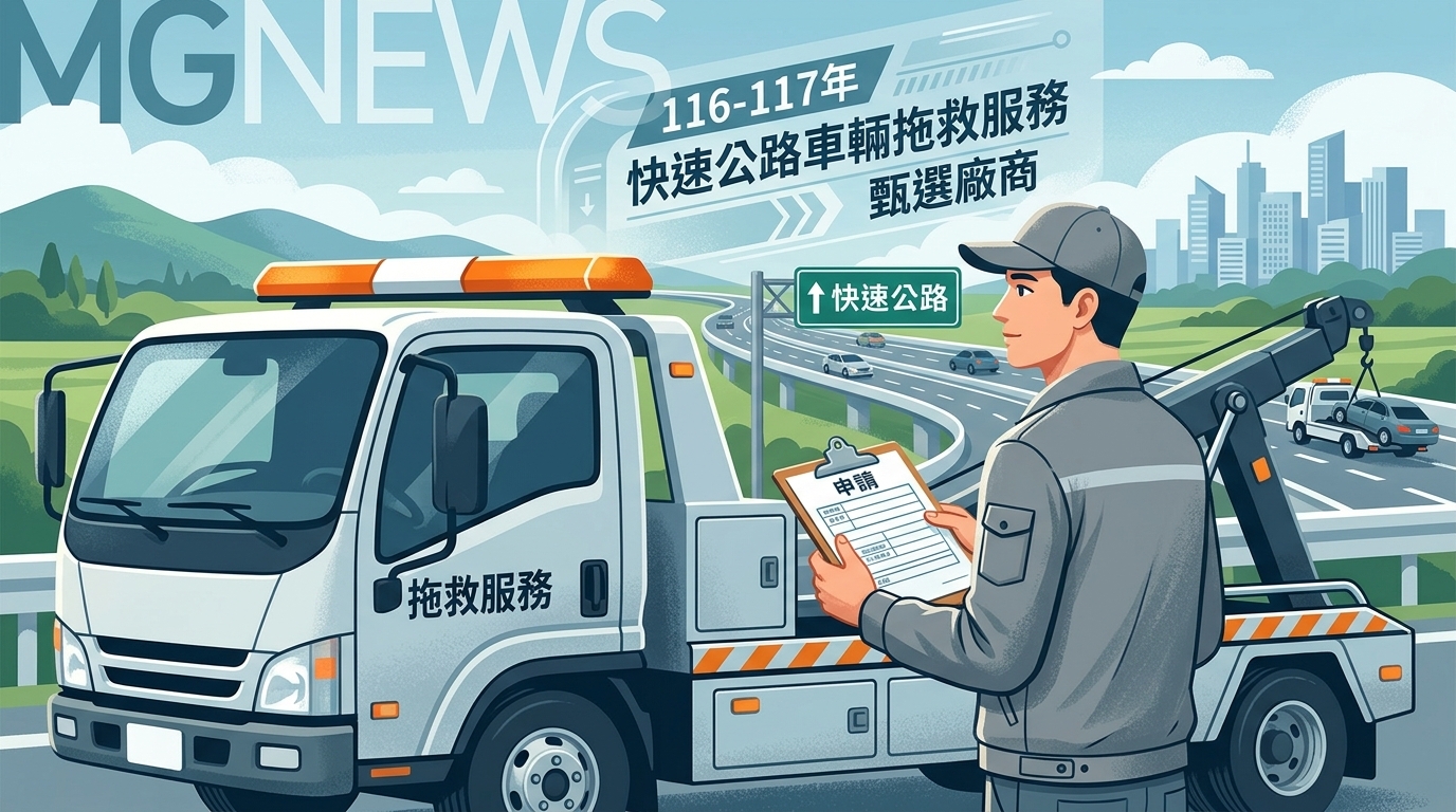 公告甄選廠商辦理116至117年快速公路車輛拖救服務