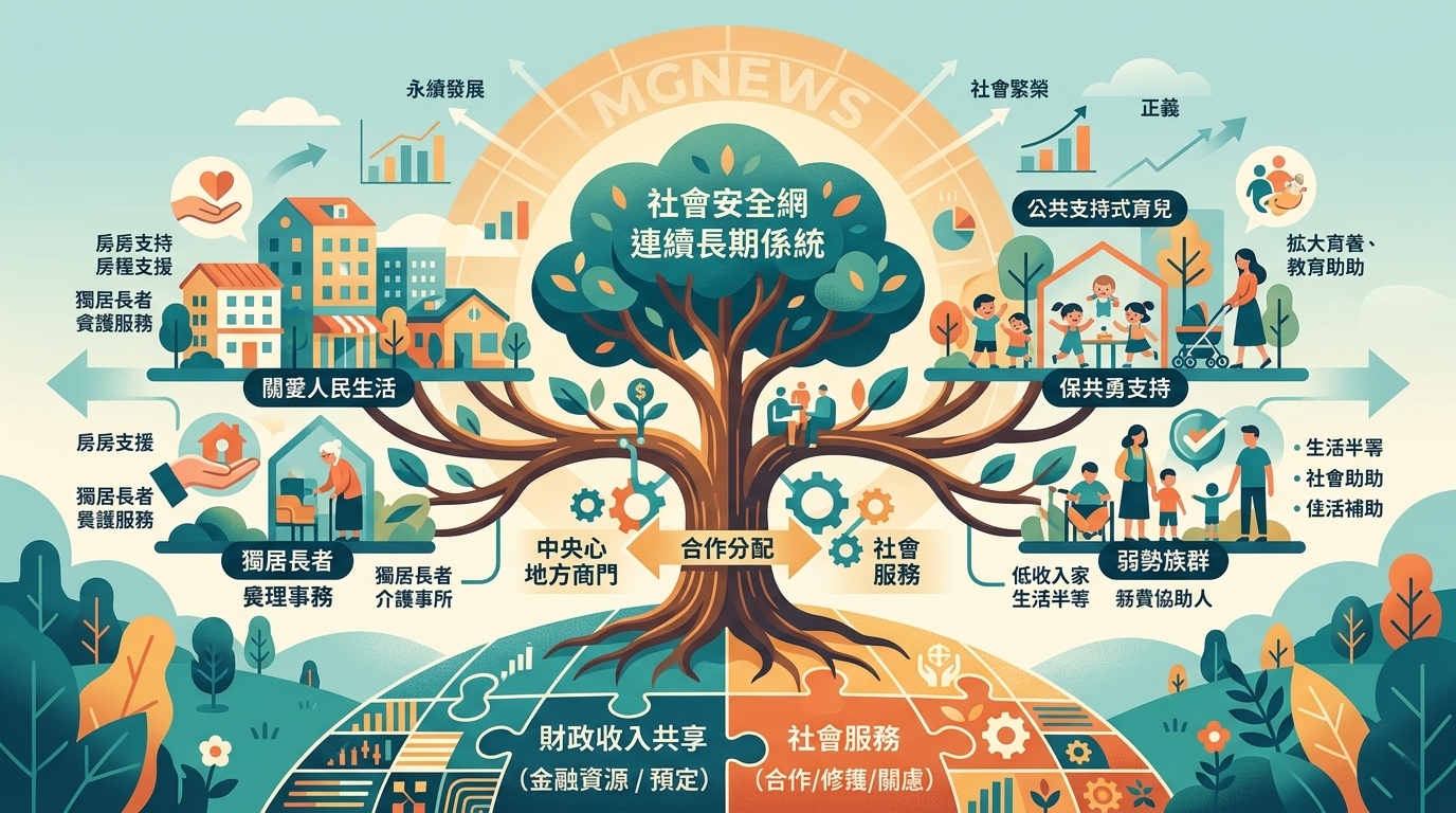 主持政院社福推動委員會 卓揆：強化高齡居住支持及社會安全網 確保財劃法修法不影響民眾社福權益