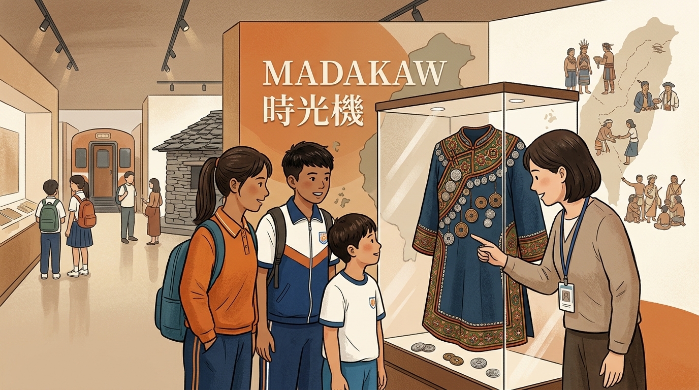 排灣族服飾藏歷史密碼　臺南585名學子走進臺史博探索族群文化