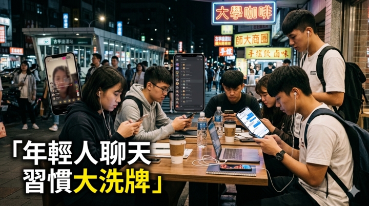 「3大APP崛起」年輕人不愛LINE了？聊天習慣大洗牌　網喊只剩公司群組