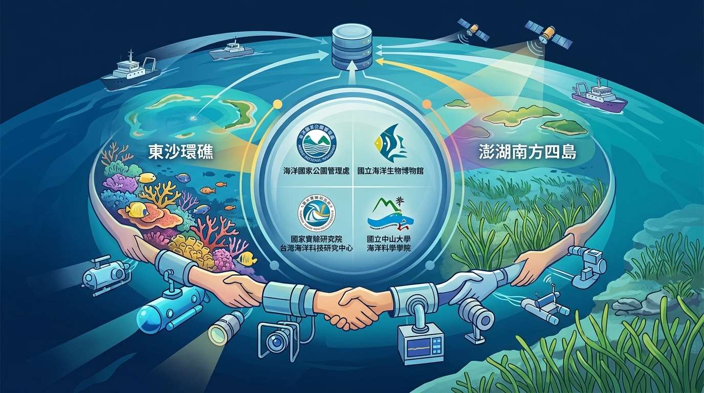 國家公園署海管處攜手科研機構　築起海洋保育防線
