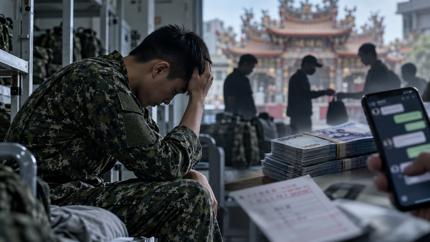 役男當詐團車手騙走110萬 辯「當兵薪水少」法院照判全額賠