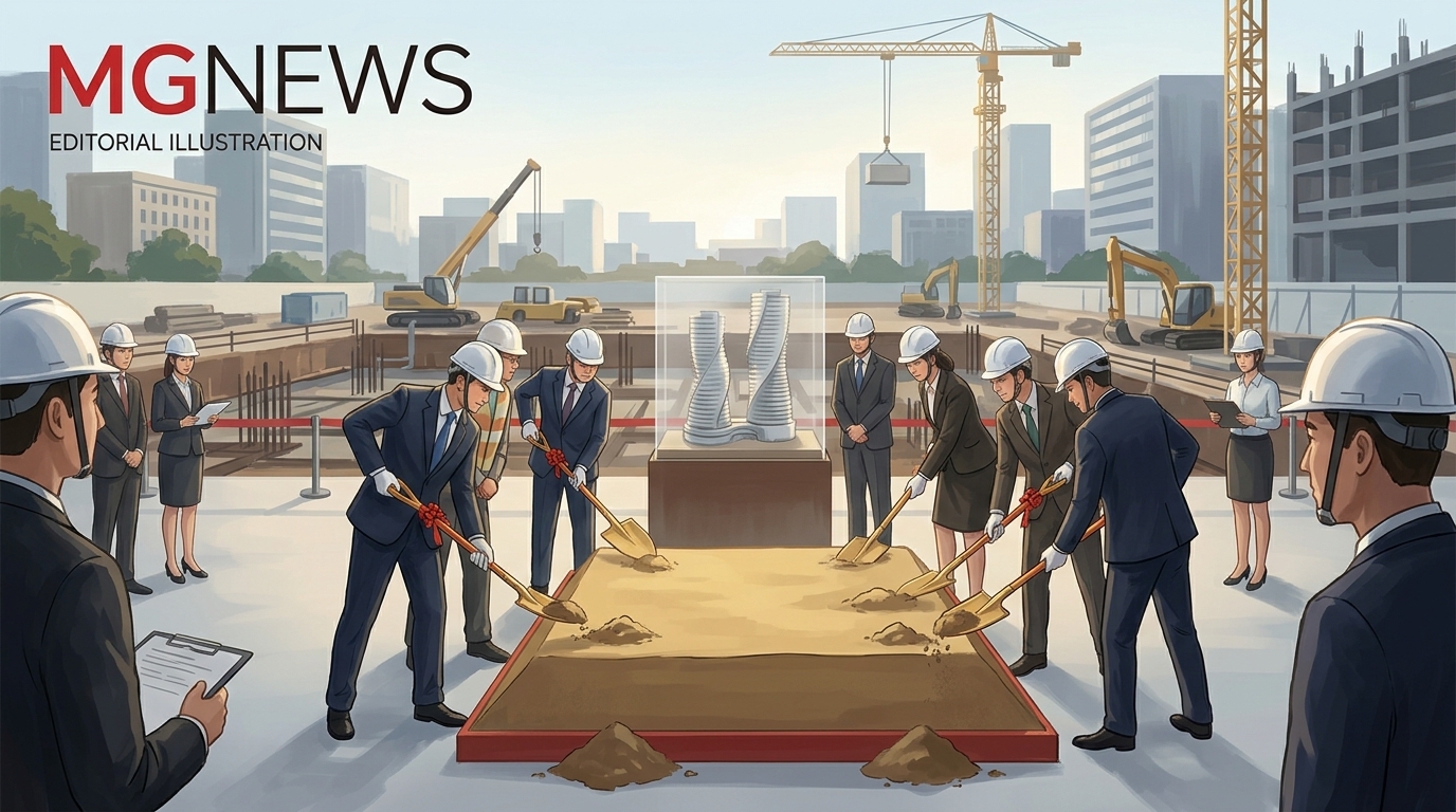經濟部新建辦公廳舍動土 卓揆：打造智慧永續指標性大樓 帶動產業升級 再創國家經濟高峰