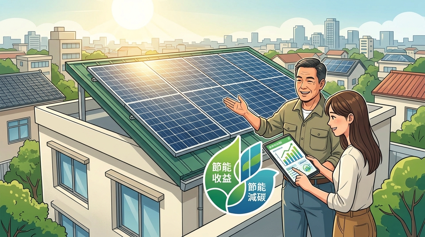 臺南市「家戶屋頂設置太陽光電加速計畫」補助經費仍充裕，市民快來踴躍申請節能收益！