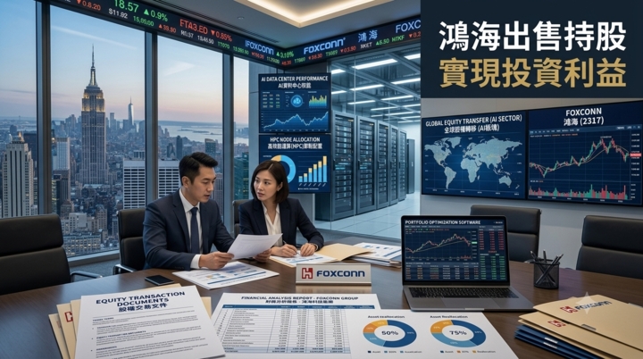 鴻海擬處分Galaxy Digital持股　實現投資利益、布局AI與資產配置受關注