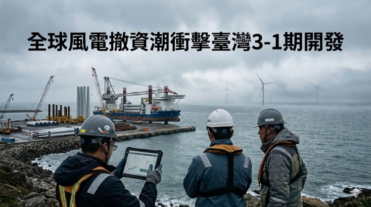 全球風電撤資潮延燒臺灣離岸市場 法國電力再生能源公司EDF退出蔚藍海彰化計畫 衝擊3-1期開發進度引發關注