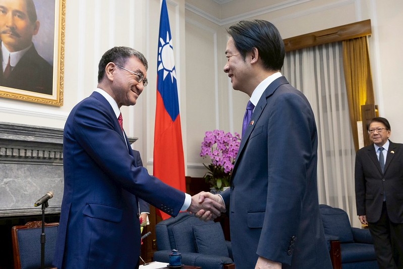 賴清德總統會晤日本前外務大臣河野太郎眾議員　聚焦臺日經貿合作與夥伴關係　力促EPA、CPTPP接軌全球產業發展