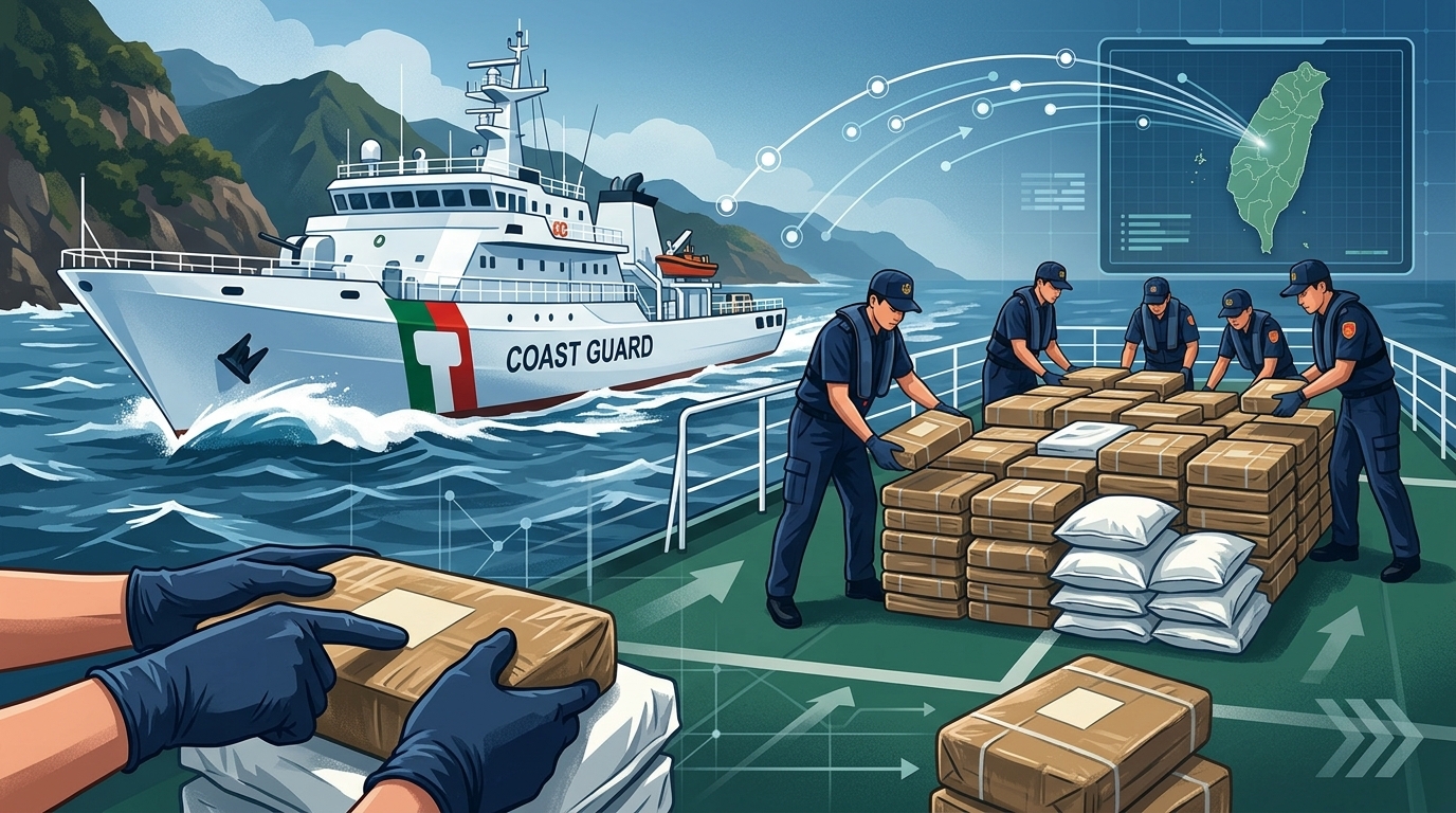 卓揆肯定海巡破獲814公斤毒品 明年編百億預算強化執法量能