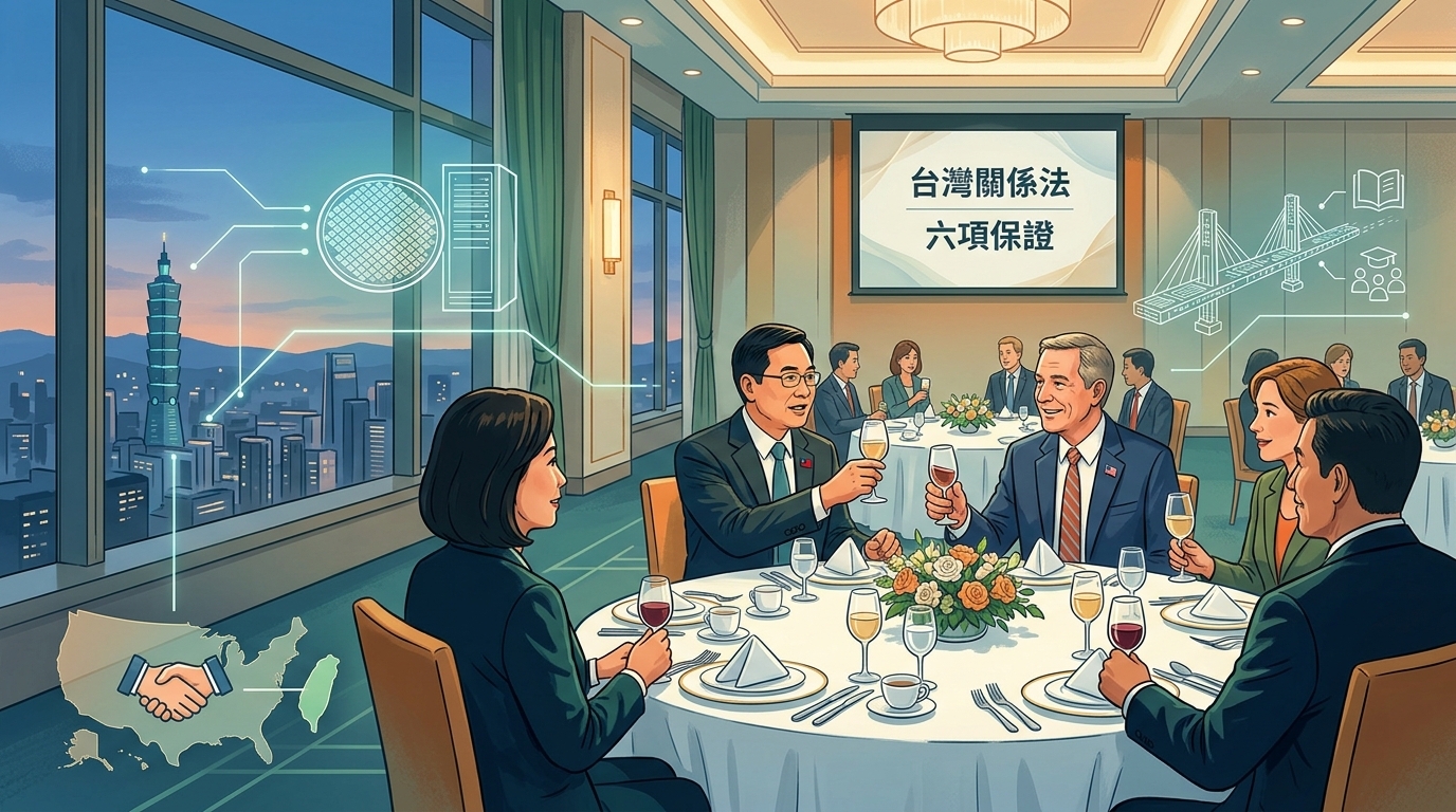 外交部政務次長陳明祺款宴全美議會交流理事會 盼深化台美合作
