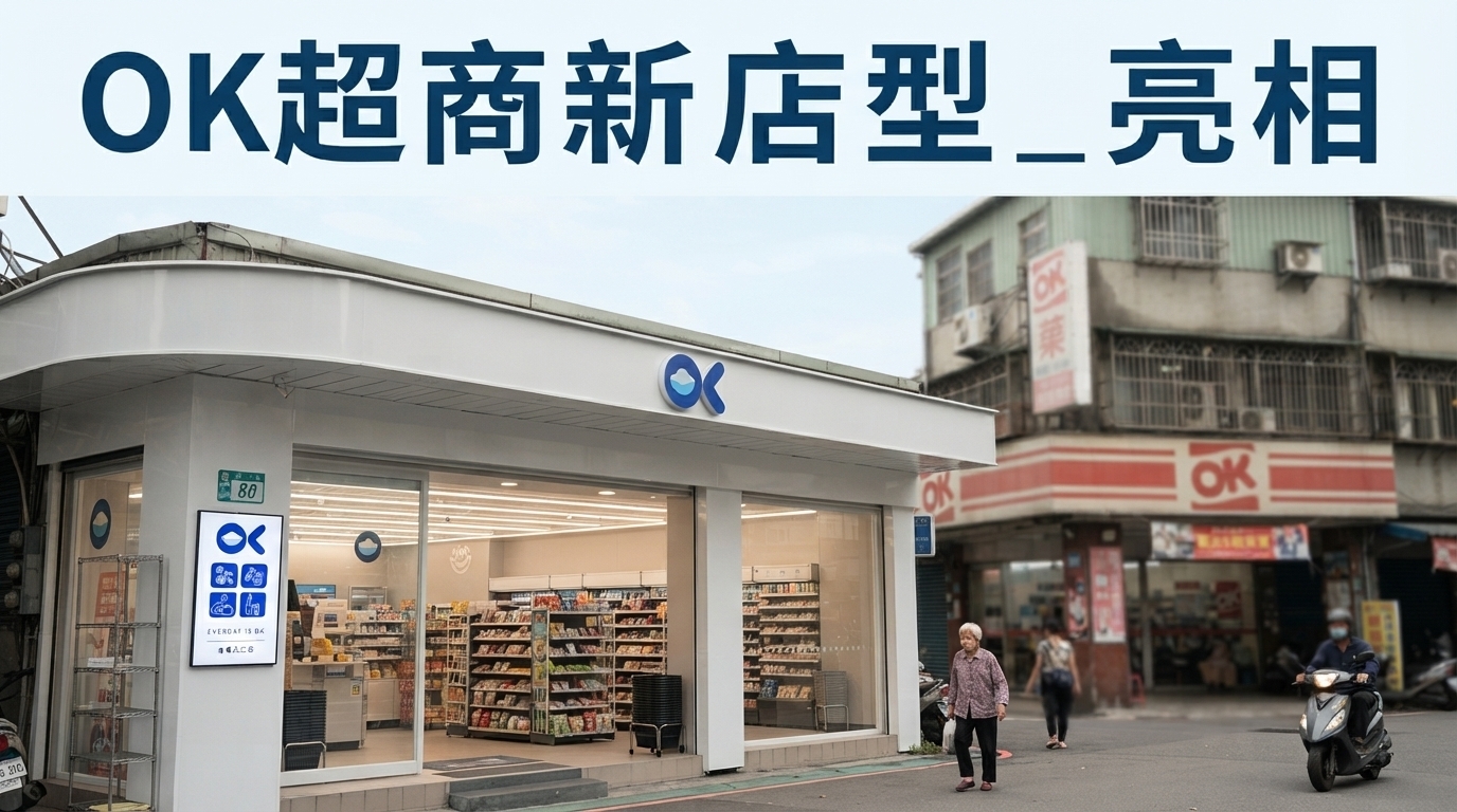 美廉社母公司三商家購收購OK超商後啟動門市改造　台灣雙品牌新店型與藍白LOGO曝光