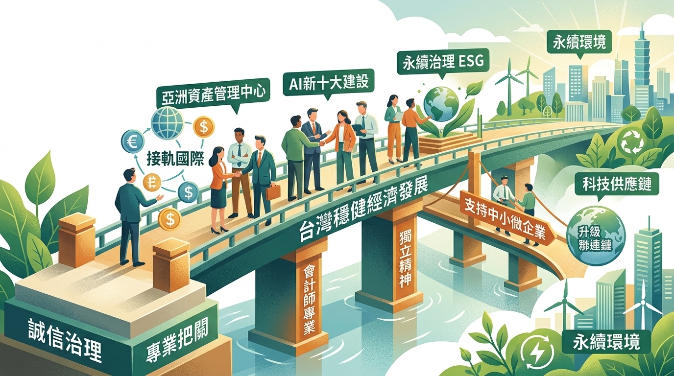 出席會計師節慶祝晚會 卓揆肯定會計師專業把關與誠信治理 共創臺灣穩健經濟發展與永續環境
