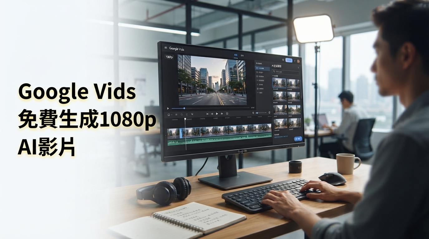 Google Vids 擴大免費 AI 影片生成，支援 1080p 輸出與場景控制