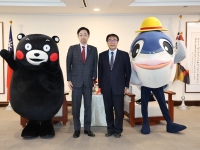 熊本知事與議長拜會台南市府 感謝5500萬日圓震災援助