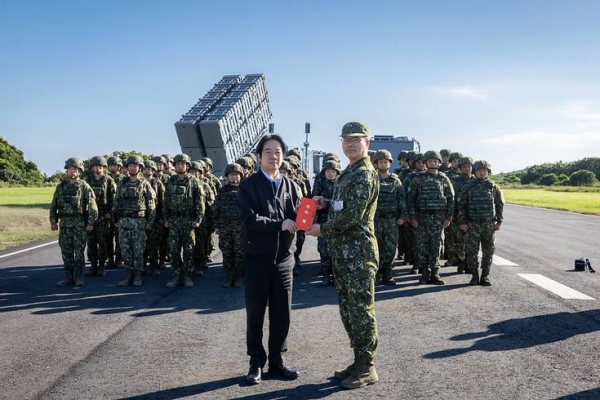總統視導「115年三軍聯合精準飛彈射擊」暨秋節勗勉