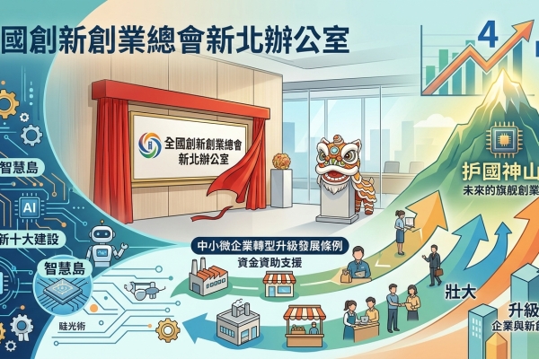 新創總會新北辦公室開幕揭牌 卓揆：持續創造更優質產業發展環境 全力協助新創產業壯大