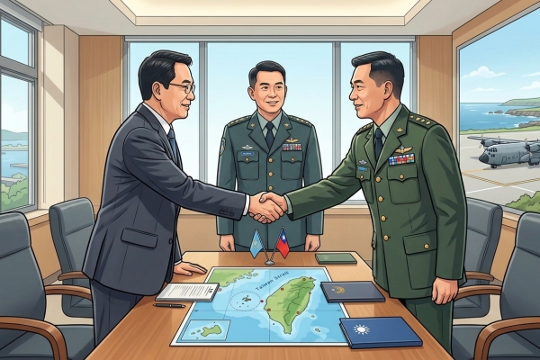 空軍第一聯隊拜會澎湖縣府　攜手深化戰備交流與軍民合作
