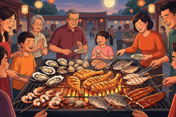中秋烤肉縣府推嘉義海味 鱷魚腿成亮點味道像雞肉