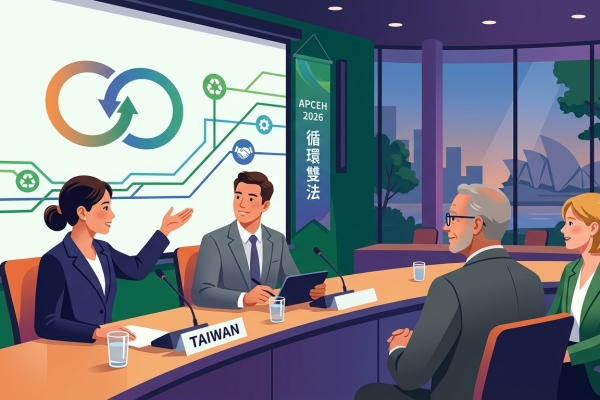 臺灣參與2026亞太循環經濟熱點論壇  分享循環雙法經驗　深化臺澳循環產業合作