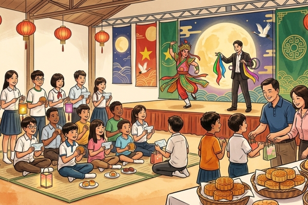 越南太平臺商會中秋聯歡 結合公益邀SOS育幼院童共度佳節