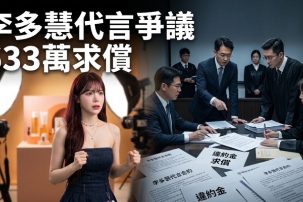 李多慧爆代言遭廠商求償633萬違約金　經紀公司駁違約稱認知落差進入法律釐清