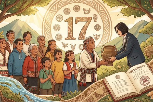 西拉雅族正名為臺灣第17個原住民族 卓揆：將持續保障與衡平原住民族權益
