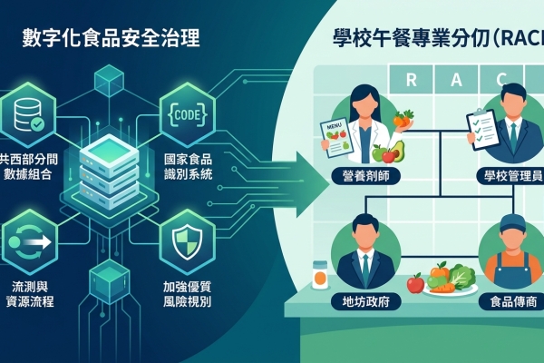 持續完善食安防護網 卓揆：推動食安數位治理與校園午餐專業職能分工