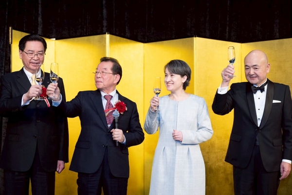 蕭美琴副總統出席日本天皇華誕慶祝酒會　強調臺日攜手合作守護區域和平穩定