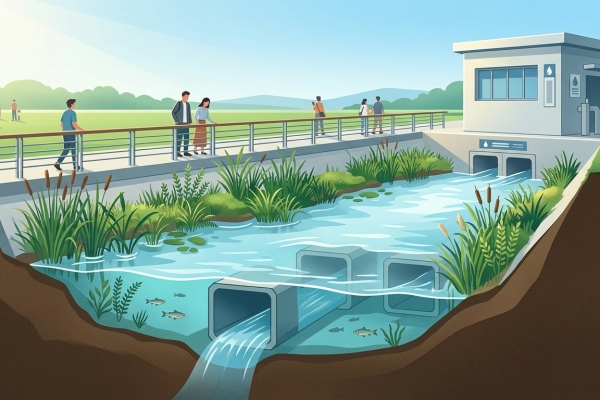 截住生活污水、改善劉厝水環境！ 「劉厝排水中游箱涵截流及功能提升工程」正式啟用