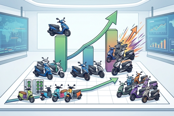 2026年1月臺灣機車交車量出爐：總掛牌數57870輛，三陽SYM市占率達43%，Yamaha勁戰銷量爆發，Gogoro電動車維持穩定表現