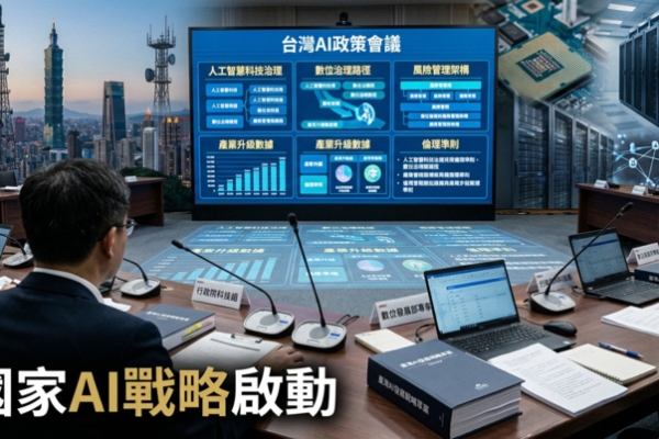 行政院長卓榮泰宣布成立國家人工智慧戰略特別委員會　啟動首部國家人工智慧發展綱領