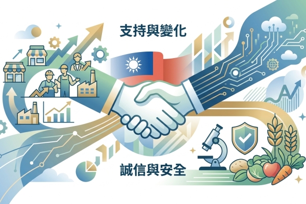 出席商總會員代表大會 卓揆：加大力道助中小微企業轉型升級、秉持誠信原則嚴謹處理食安