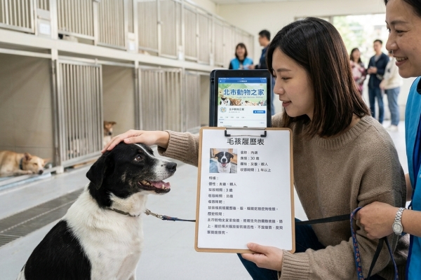北市動物之家臉書推毛孩「履歷表」 認養享10大福利與疫苗加碼