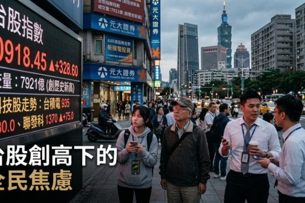【中華財經論壇】李豫伯教授：台股創新高背後　百姓生活面臨機會與壓力並存