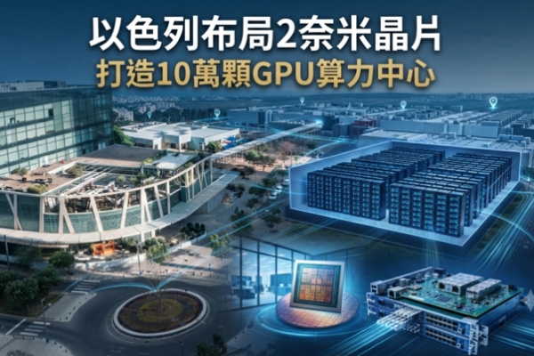以色列布局2奈米晶片製造　向台積電、三星招手打造10萬顆GPU AI算力中心