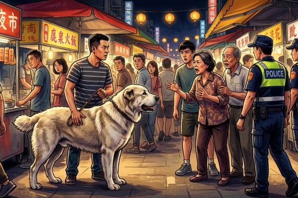 快訊／連假第三天！高雄瑞豐夜市傳衝突　因「狗體型大」爭執