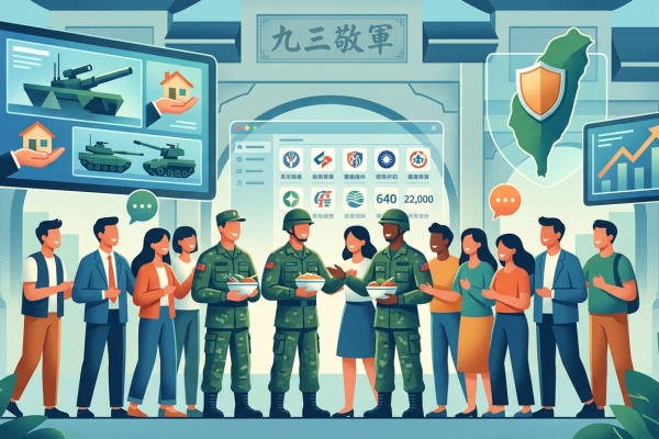 出席九三敬軍活動展售會 卓揆向國軍致敬 全力支持與照顧國軍福利