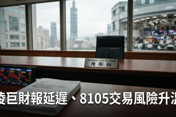 凌巨科技Q2財報未如期申報　臺灣股市8105恐遭暫停交易，8月24日改選董事成關鍵