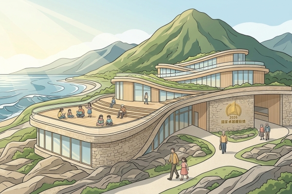 花蓮豐濱新圖書館設計融合山海地景 獲國家卓越建設金質獎