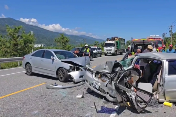 花蓮台9線2車對撞釀1死 一家5口連假出遊遇死劫