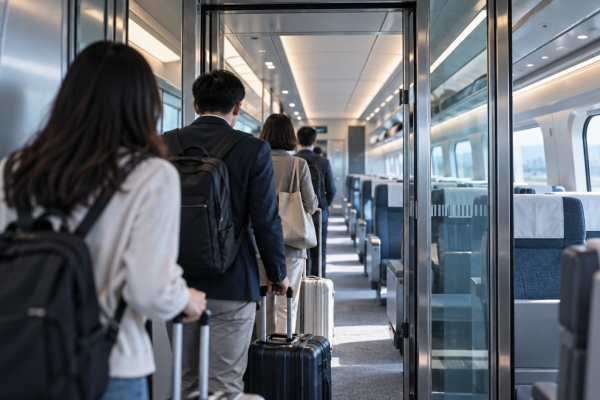 連假高鐵運量創單日新高 自由座旅客站立商務車廂惹議