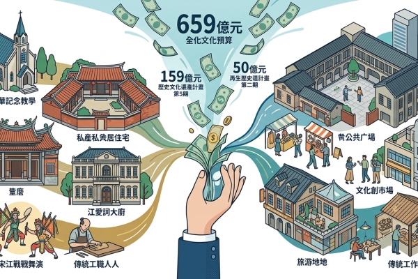 卓揆出席第7屆國家文化資產保存獎 宣示挹注預算推動文資活化