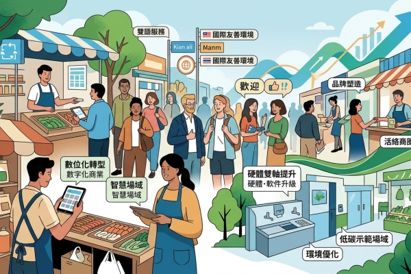 卓揆：明年起每年加碼25.5億元 加速推動商圈及市場轉型升級