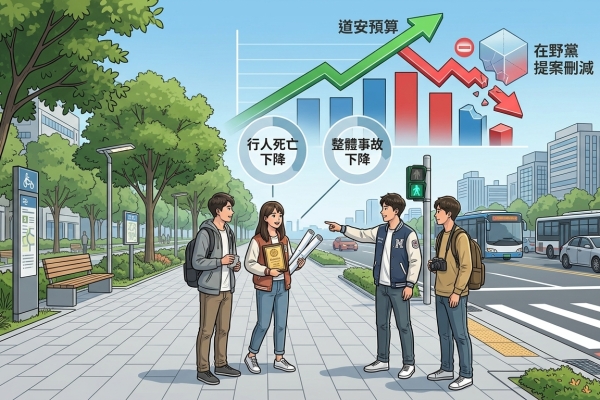 頒獎表揚人本環境競賽獲獎大學生 卓揆：持續落實「以人為本」交通安全，並呼籲立法院合理恢復道安預算