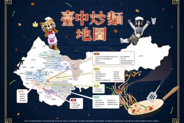 「尋味台中，胃你導航」正式上線！工策會推三大美食地圖　帶民眾一鍵探索臺中味