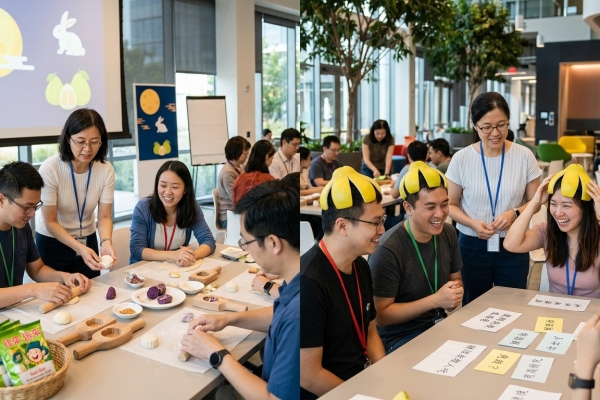 北加州台灣會館台灣華語文學習中心於Google總部舉辦中秋文化活動