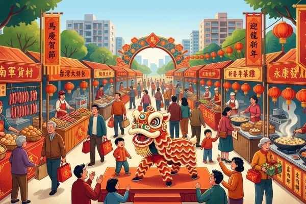 臺南眷村年貨嘉年華在永康探索教育公園登場｜重現舊時年節記憶與在地美食