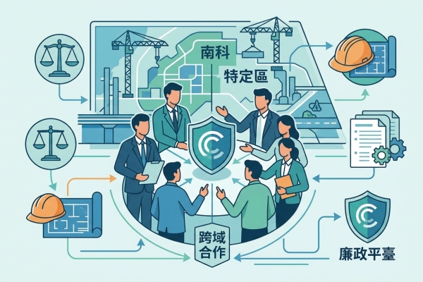 南科重大土地開發案進入關鍵！臺南南科特定區開發區段徵收工程廉政平臺第3次聯繫會議跨域合作登場